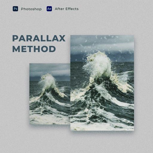 Parallax method for making your photos alive