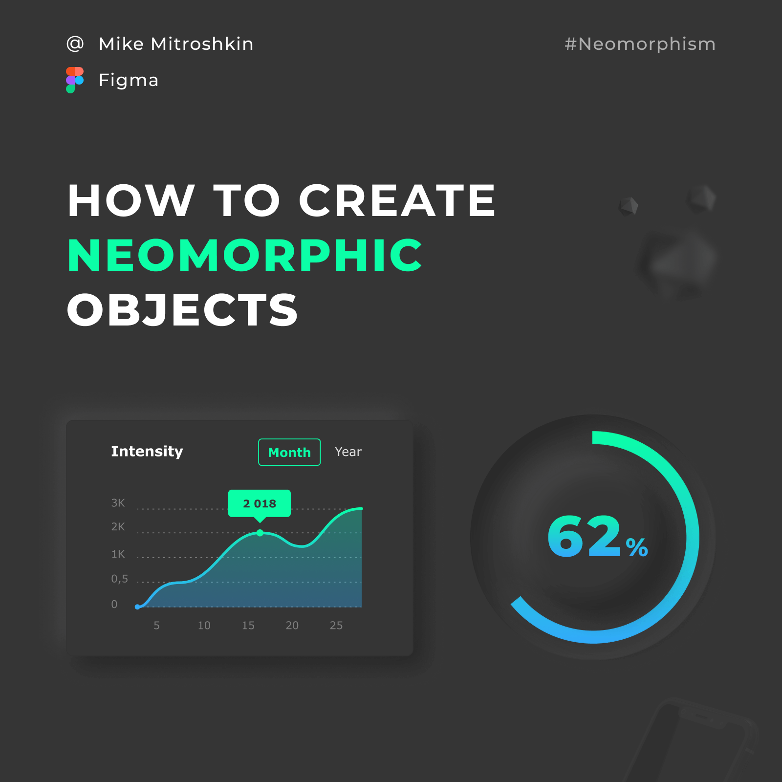 How to create neomorphic objects